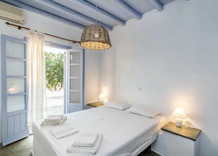 別荘 Agrelia Seafront Residences Agios Romanos